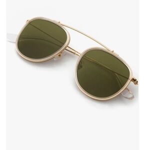 KREWE Chartres Crystal 24K Polarized Sunglasses